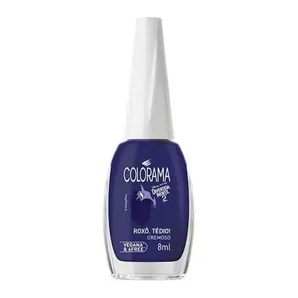 Esmalte Cremoso Colorama Divertidamente 2 Roxô Tédio, 8ml.