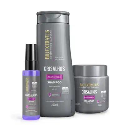 Imagem do produto Kit Desamarelador Bio Extratus Grisalhos Linha Completa