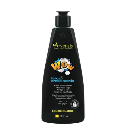Condicionador Wow Força e Crescimento de Arvensis.