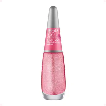 Imagem do produto Esmalte Glitter 3D Impala Viva, Ame e Brilhe Ninguém me Segura 7,5ml