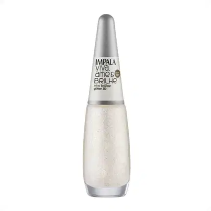 Imagem do produto Esmalte Glitter 3D Impala Viva, Ame e Brilhe Vim Brilhar 7,5ml
