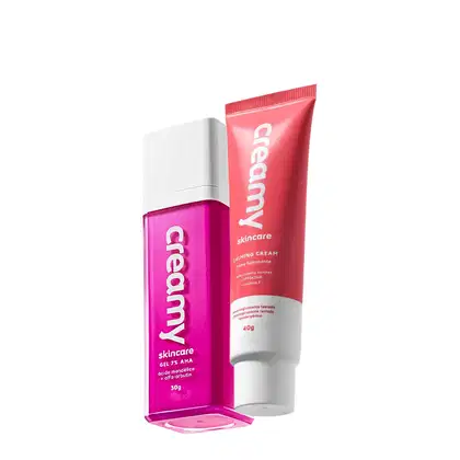 Imagem do produto Kit Creamy Ácido Mandélico Gel Antiacne e Calming Cream Hidratante Facial (2 produtos)