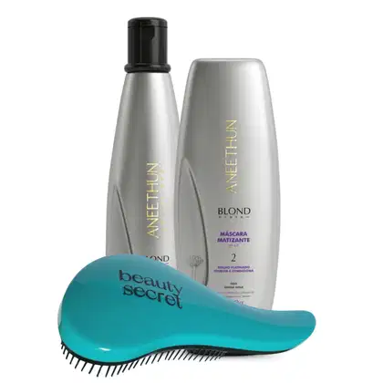 Imagem do produto Kit Aneethun Shampoo 300ml e Máscara 250g Matizante Blond System