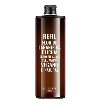 Imagem do produto La Façon Flor de Laranjeira e Lichia - Sabonete Líquido Refil 500ml 