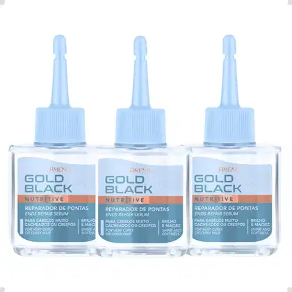Imagem do produto Kit Reparador de Pontas Amend Gold Black Nutritivo Com 3 30ml
