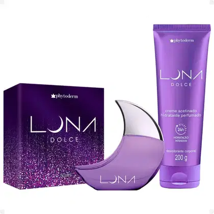 Imagem do produto Kit Deo Colônia + Hidratante Perfumado Phytoderm Luna Dolce
