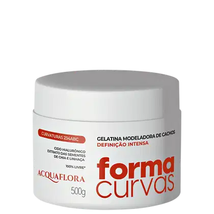 Imagem do produto Gelatina Modeladora de Cachos Acquaflora Forma Curvas Definição Intensa 500g