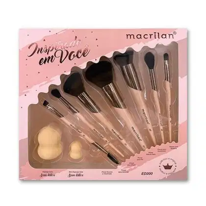 Imagem do produto Macrilan Kit De Pinceis Ed200