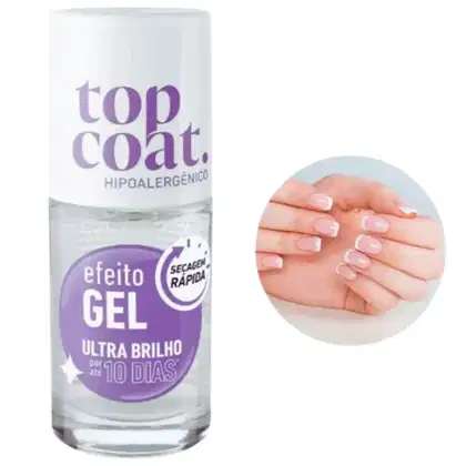 Imagem do produto Top Coat Efeito Gel Incolor Hipoarlergênico Blant 8,5ml