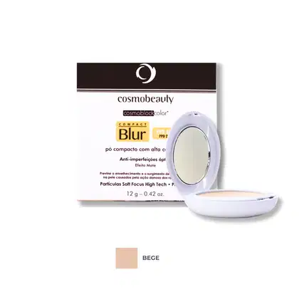 Imagem do produto Cosmobeauty Cosmoblock Color Compact Blur Efeito Mate FPS 65 Bege - Pó Compacto 12g
