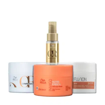 Imagem do produto Kit Wella Professionals Cronograma + Oil Reflections (4 Produtos)