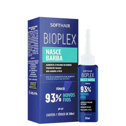 Imagem do produto Soft Hair Bioplex Nasce Barba - Tônico para Barba 60ml