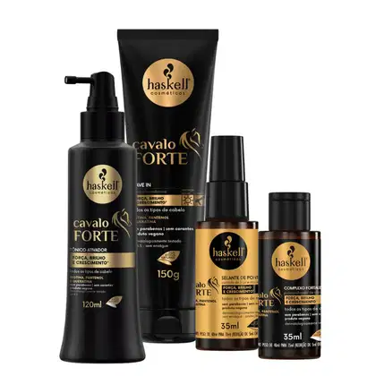 Imagem do produto Kit Cavalo Forte Complexo + Selante + Leave-in + Tonico