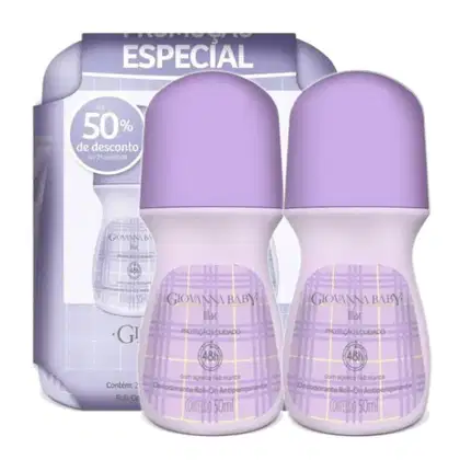 Imagem do produto Kit 2 Desodorantes Roll-on Giovanna Baby 50ml - Lilac
