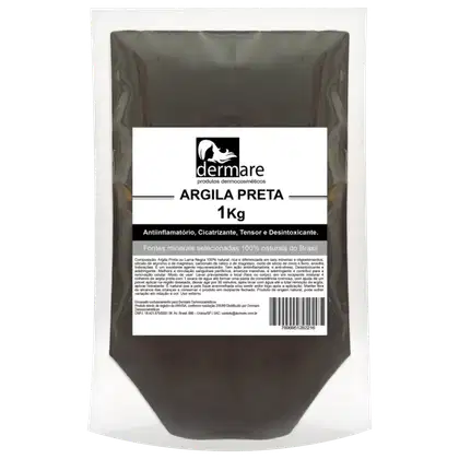 Imagem do produto Dermare Argila Preta - Máscara Facial 1kg
