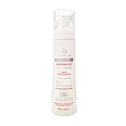 Sabonete Espuma Facial Vulcan Ice, da marca Cosmobeauty.