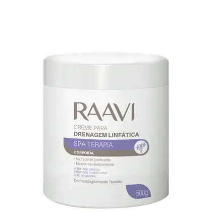 Imagem do produto Raavi Cosméticos Spa Terapia Drenagem Linfática - Creme de Massagem Corporal 500g