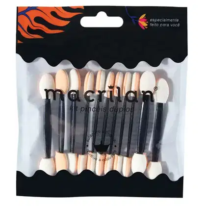 Imagem do produto Kit Com 12 Aplicadores Para Sombra - Macrilan - KP2-14