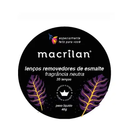 Imagem do produto Lenços Removedores De Esmalte - Macrilan - RE-01 - NEUTRO