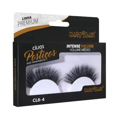 Imagem do produto Cílios Postiços Intense Volume Médio - Macrilan - CL8-4