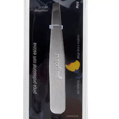 Imagem do produto Pinça Ponta Diagonal C/ Escova - Macrilan - PI-14