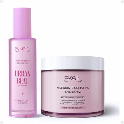 Imagem do produto Kit Skelt Urban Beat Hidratante Corporal Body Cream + Perfume Spray Perfumado