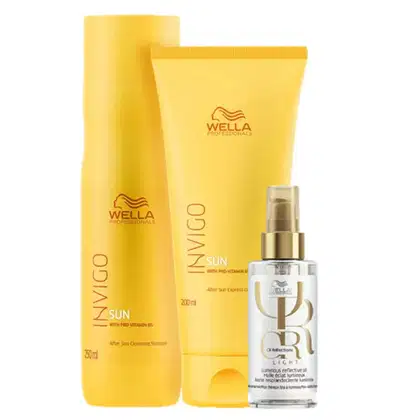Imagem do produto Kit Wella Professionals Invigo Sun & Oil Reflections Light (3 Produtos)