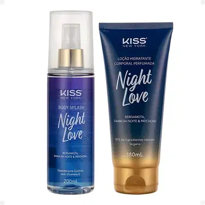 Imagem do produto Body Splash + Loção Hidratante Kiss New York Night Love