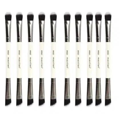 Imagem do produto Combo 10 Unidades Pincel Duplo Para Sombra Linha W - Macrilan - W502