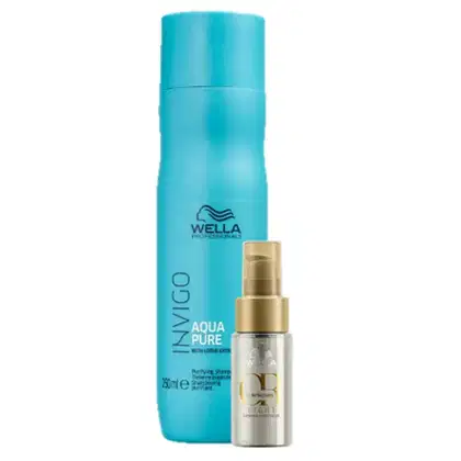 Imagem do produto Kit Wella Professionals Invigo Balance + Oil Reflections Salon Duo (2 Produtos)