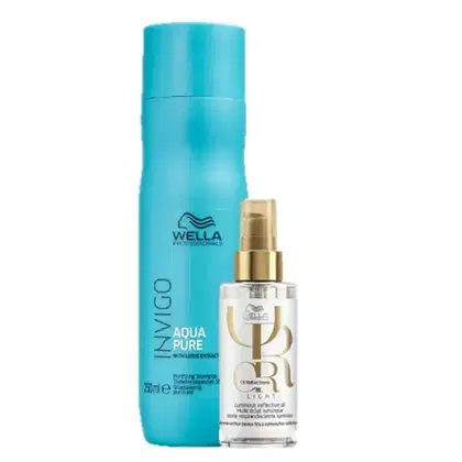 Imagem do produto Kit Wella Professionals Invigo Balance Aqua Pure & Oil Reflections Light Duo (2 Produtos)