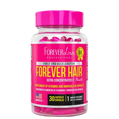 Imagem do produto Forever Liss Professional Forever Hair - Suplemento Vitamínico (30 Cápsulas)