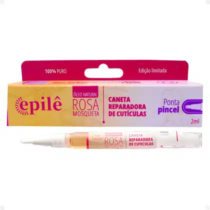 Caneta Reparadora de Cutícula Epilê Rosa Mosqueta, da marca Rugol.