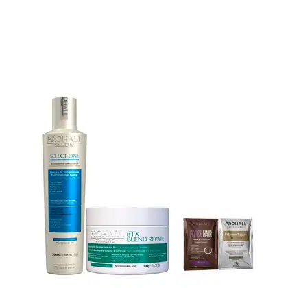 Imagem do produto Kit Btx Blend 300g e Progressiva Select One 300ml Prohall