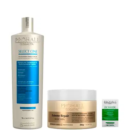 Imagem do produto Kit Progressiva Alisa 100% Cabelo Afro Máscara de Hidratação