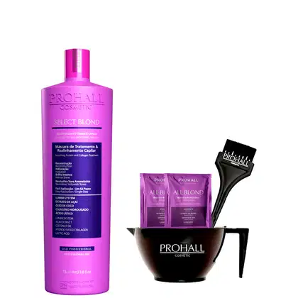 Imagem do produto Progressiva Sem Formol Para Loiras Select Blond 1lt e Kit