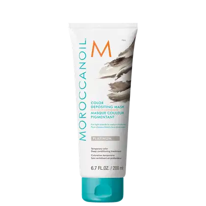 Imagem do produto Moroccanoil Color Depositing Platinum - Máscara Pigmentada 200ml