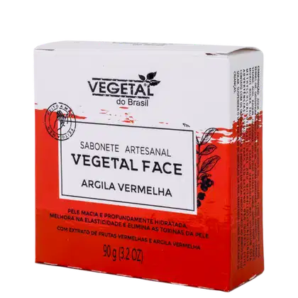 Imagem do produto Vegetal do Brasil Argila Vermelha - Sabonete Facial 90g