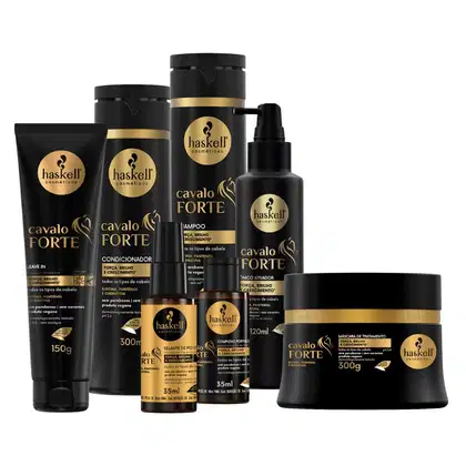 Imagem do produto Kit Completo Haskell Cavalo forte Com 7 Itens- 300ml
