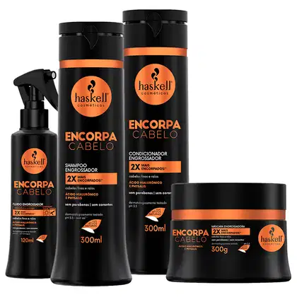 Imagem do produto Kit Completo Haskell Encorpa Cabelo 300ml