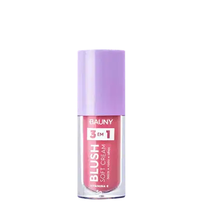 Imagem do produto Blush Líquido Soft Cream 3 em 1 Bauny 5g Dreamy