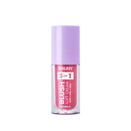 Imagem do produto Blush Líquido Soft Cream 3 em 1 Bauny 5g Princess