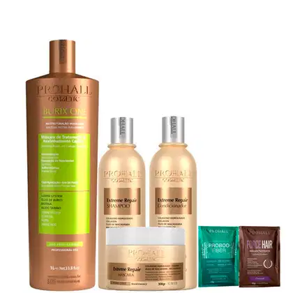 Imagem do produto Progressiva Vegana 1L e Kit Nutrição Extreme Repair Prohall
