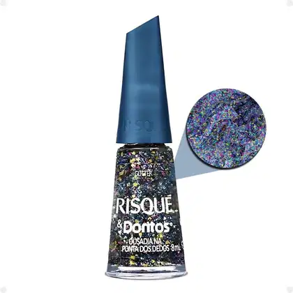 Imagem do produto Esmalte Glitter Risqué & Doritos Ousadia na Ponta dos Dedos 8ml