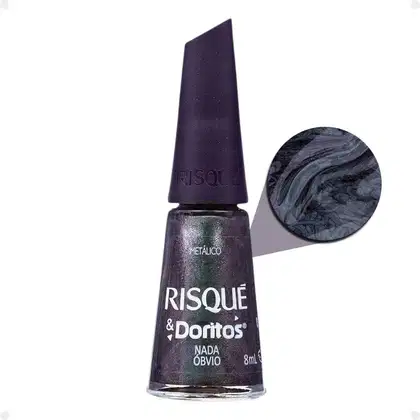 Imagem do produto Esmalte Metálico Risqué & Doritos Nada Óbvio 8ml