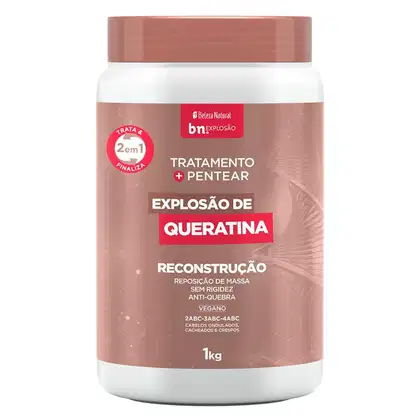 Imagem do produto Tratamento e Pentear Explosão de Queratina de 1kg 2 em 1