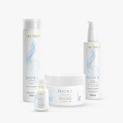 Imagem do produto Kit Aneethun Hidra - Shampoo 300ml + Máscara 250g + Finalizador 210ml + Ampola 13ml
