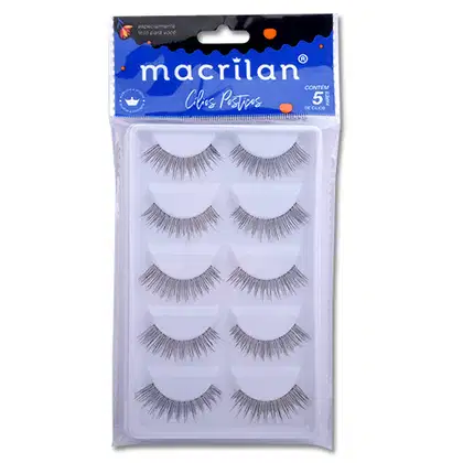 Imagem do produto Cílios Postiços Naturais e Alongados no Canto Externo 5 Pares CL110-5
