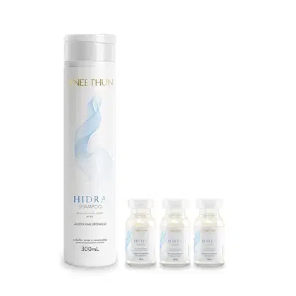 Imagem do produto Kit Aneethun Hidra - Shampoo 300ml + Ampolas 13ml (3Unidades)