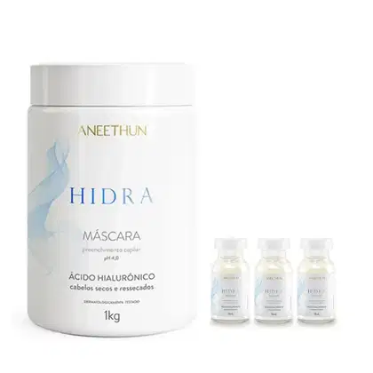 Imagem do produto Kit Aneethun Hidra - Máscara 1kg + Ampolas 13ml (3Unidades)
